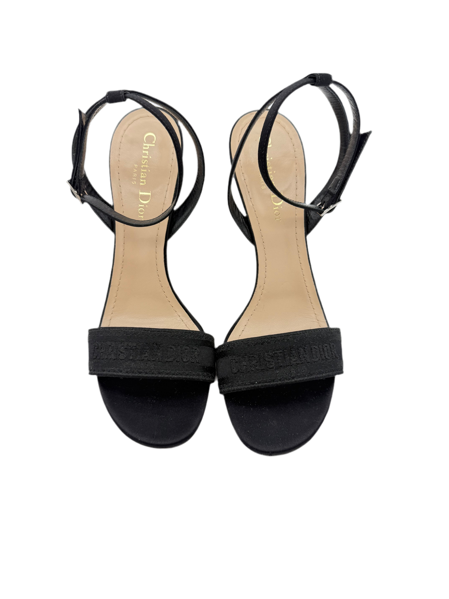 Christian Dior Tacones Suede Negros 5Mex