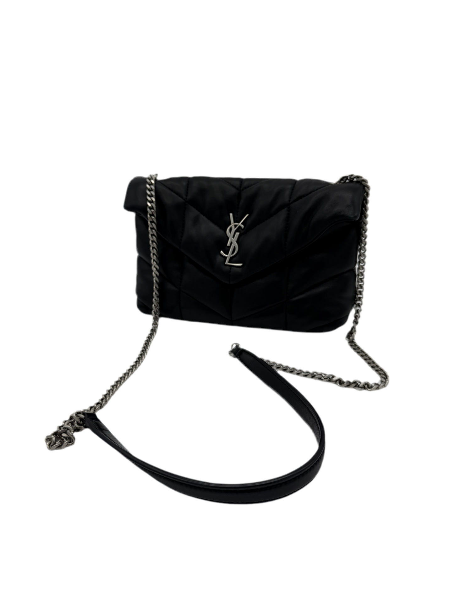 YSL PUFFER Negra