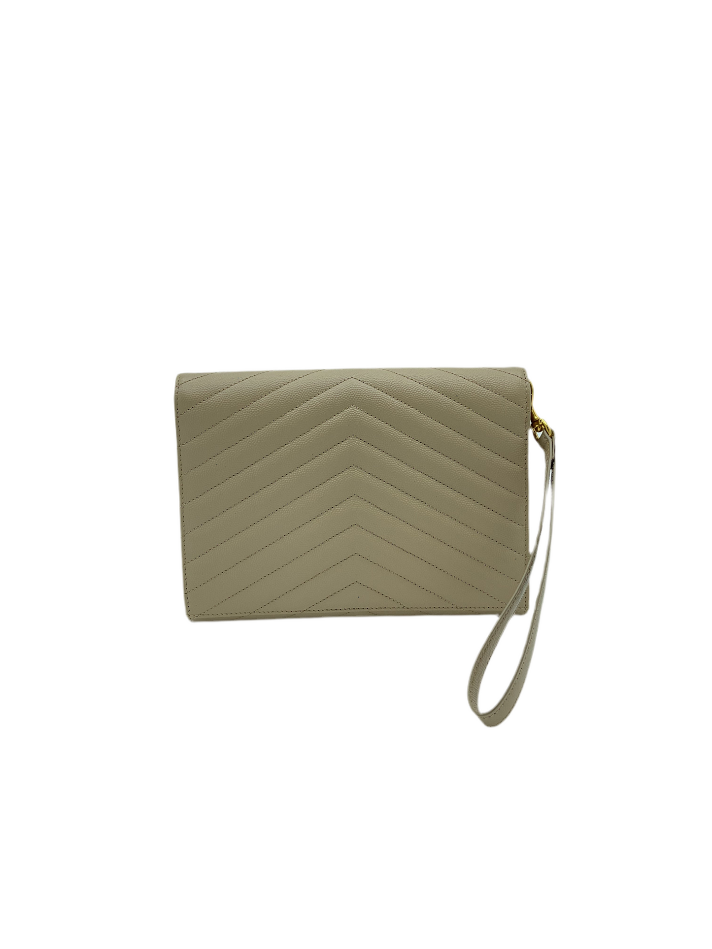 YSL Clutch Beige Full Set