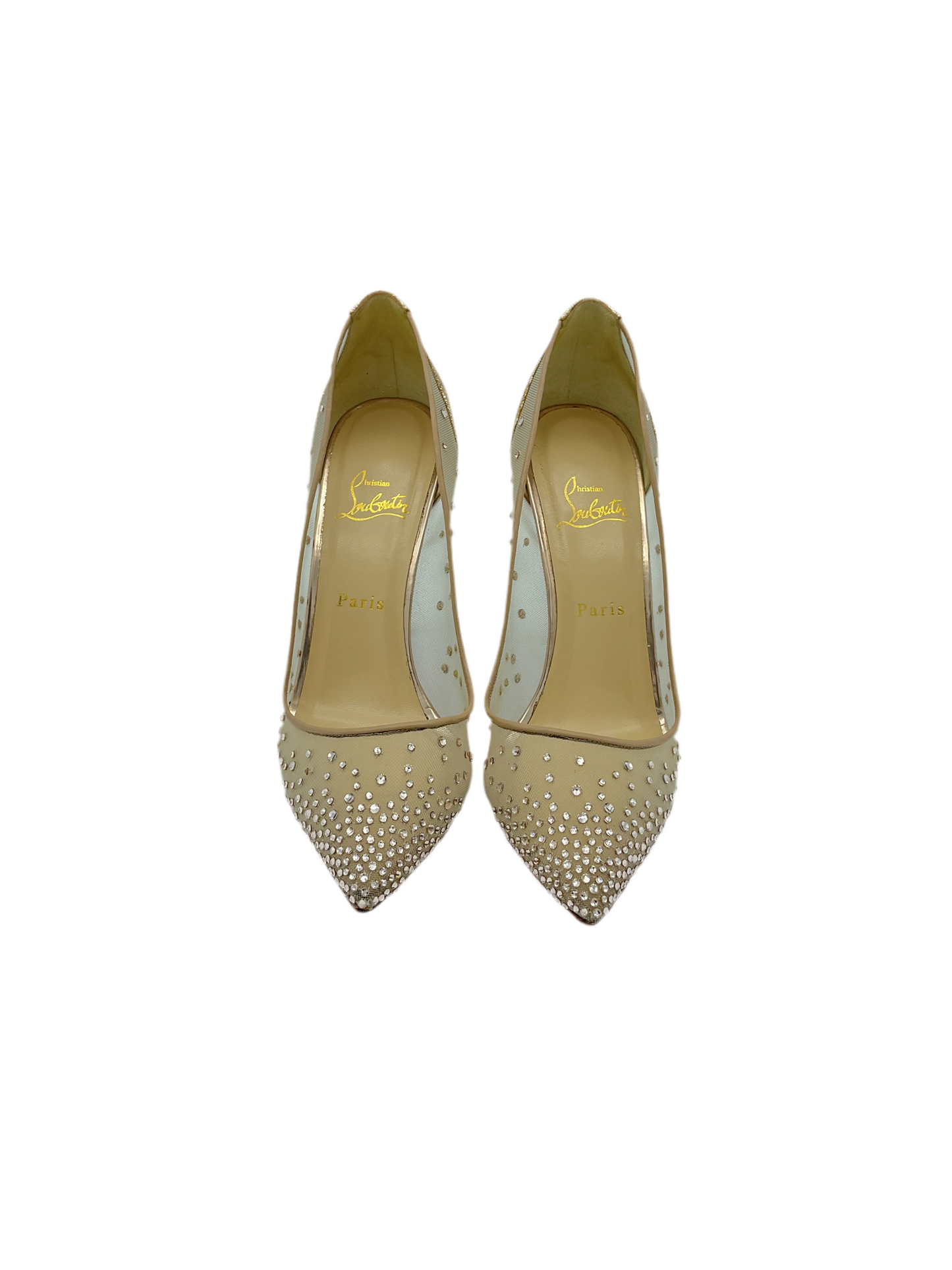Christian Louboutin Tacones nude 6 1/2 Mex