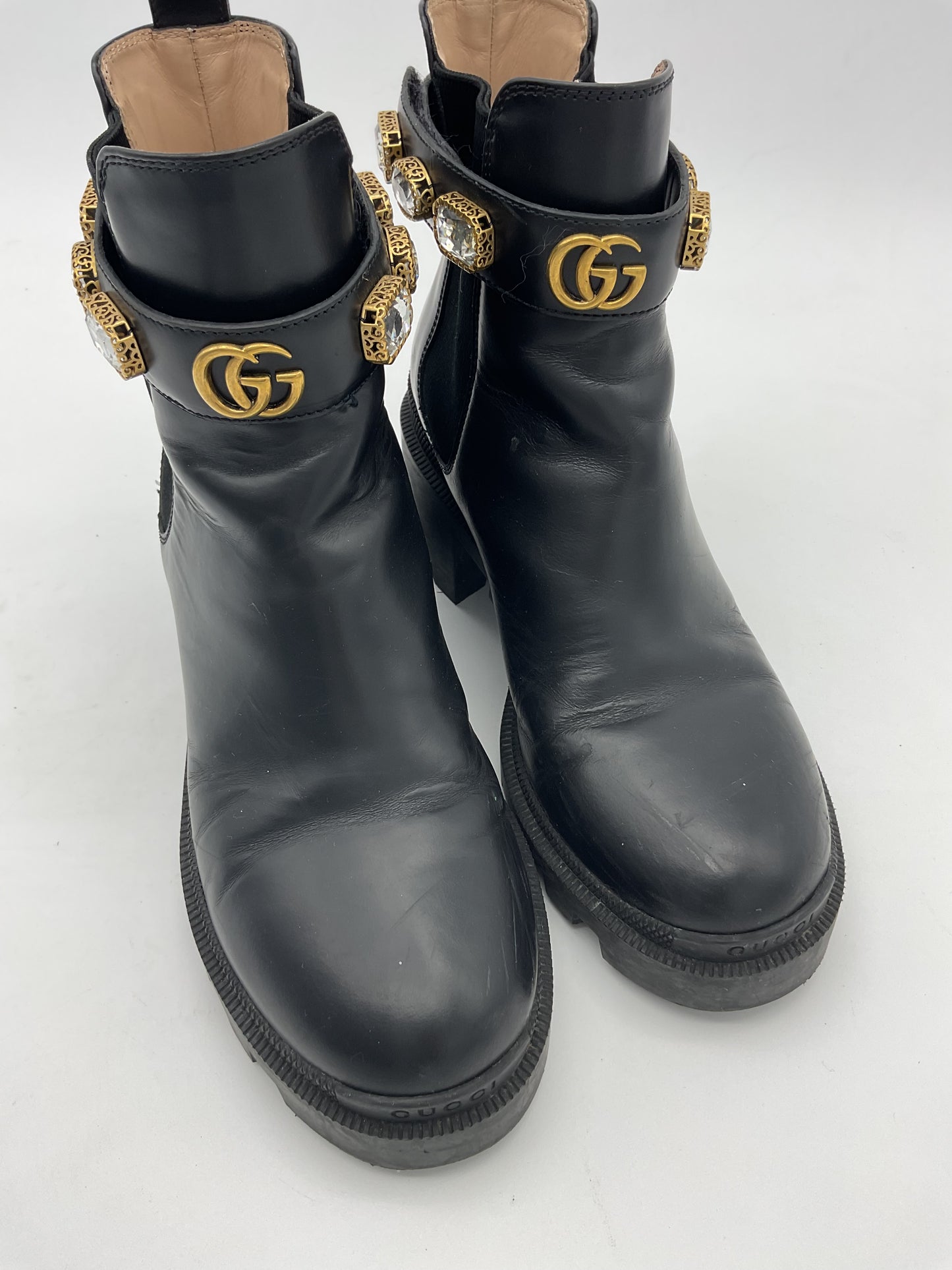 Gucci Botas Negras 3 1/2 Mex