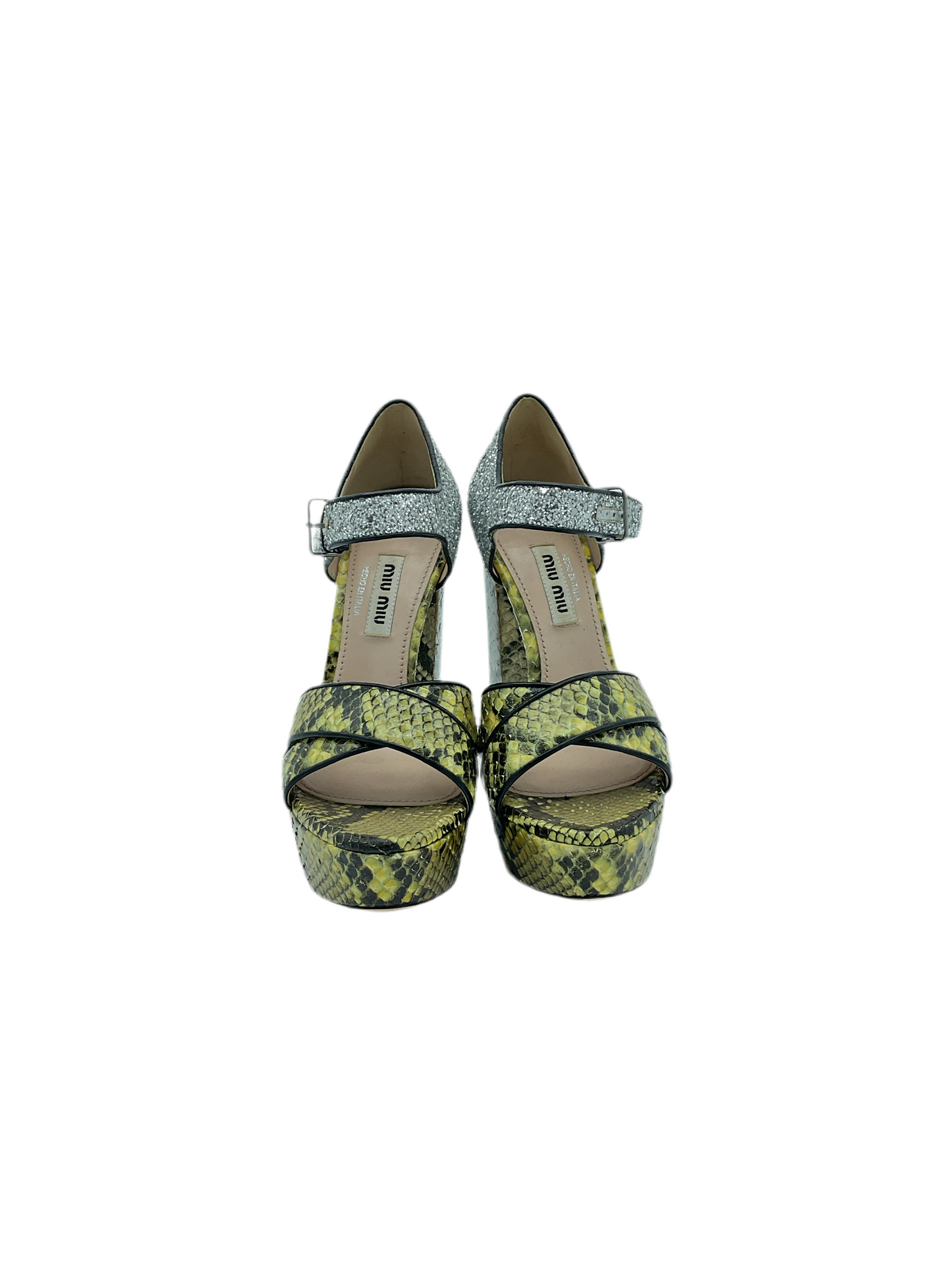 Tacones Miu Miu serpenti