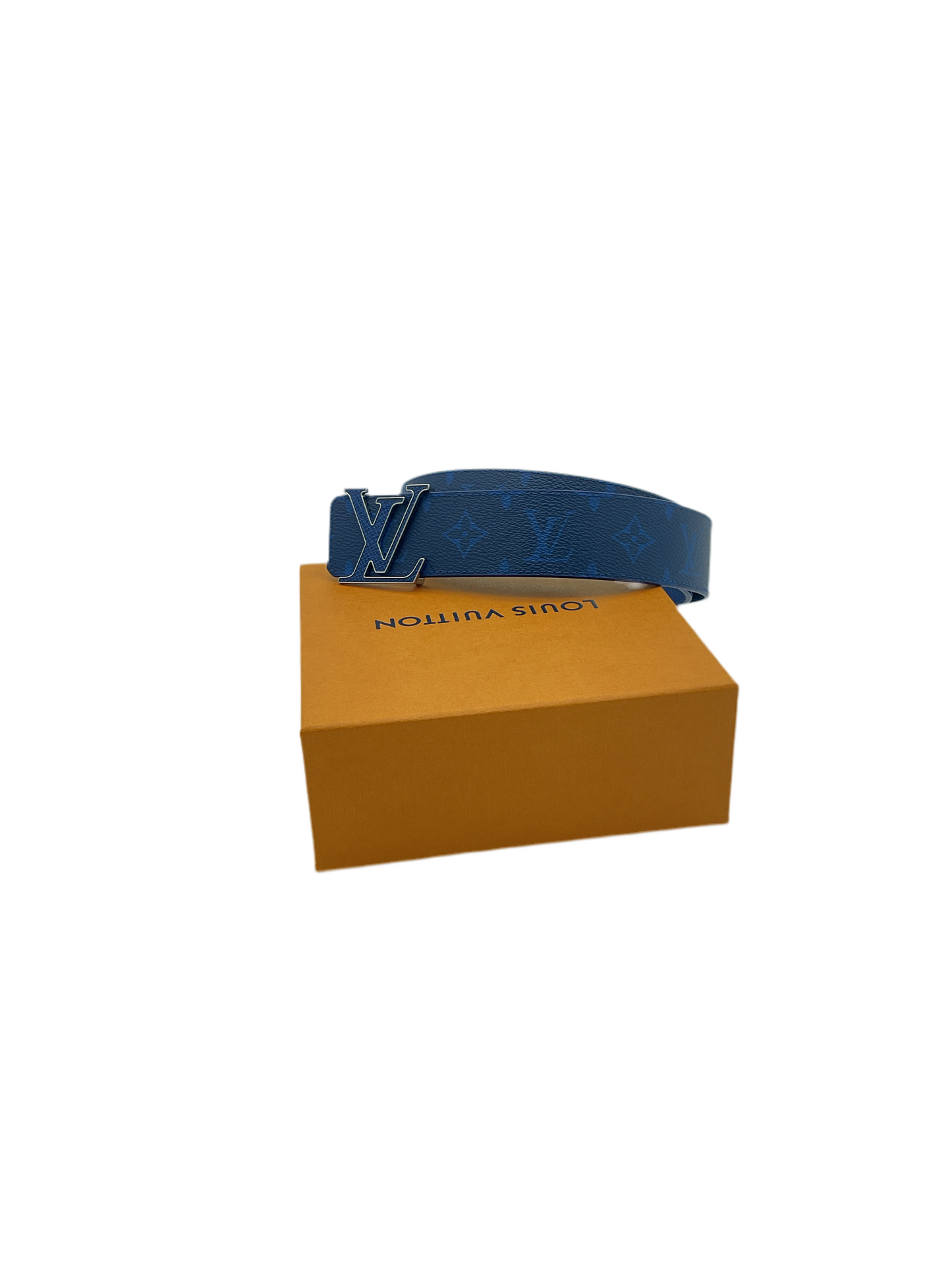 Cinturón azul Louis Vuitton