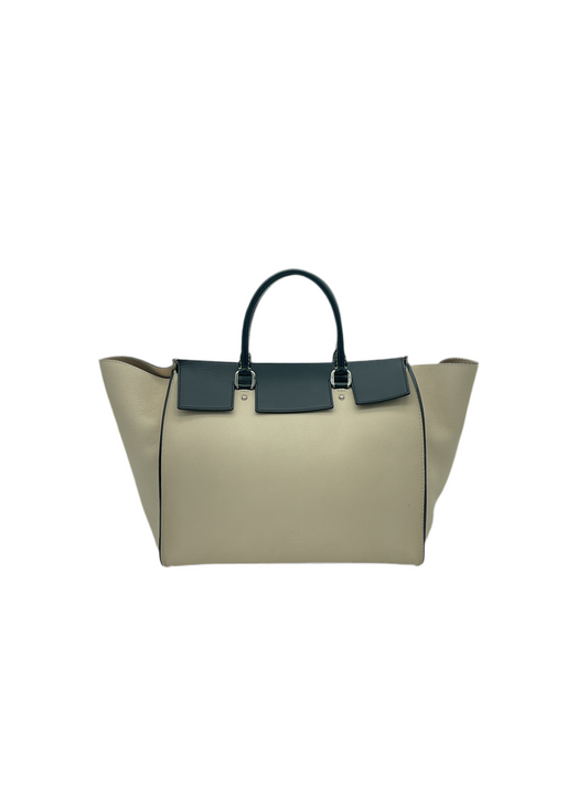 Carolina Herrera Bolsa Beige con Negro