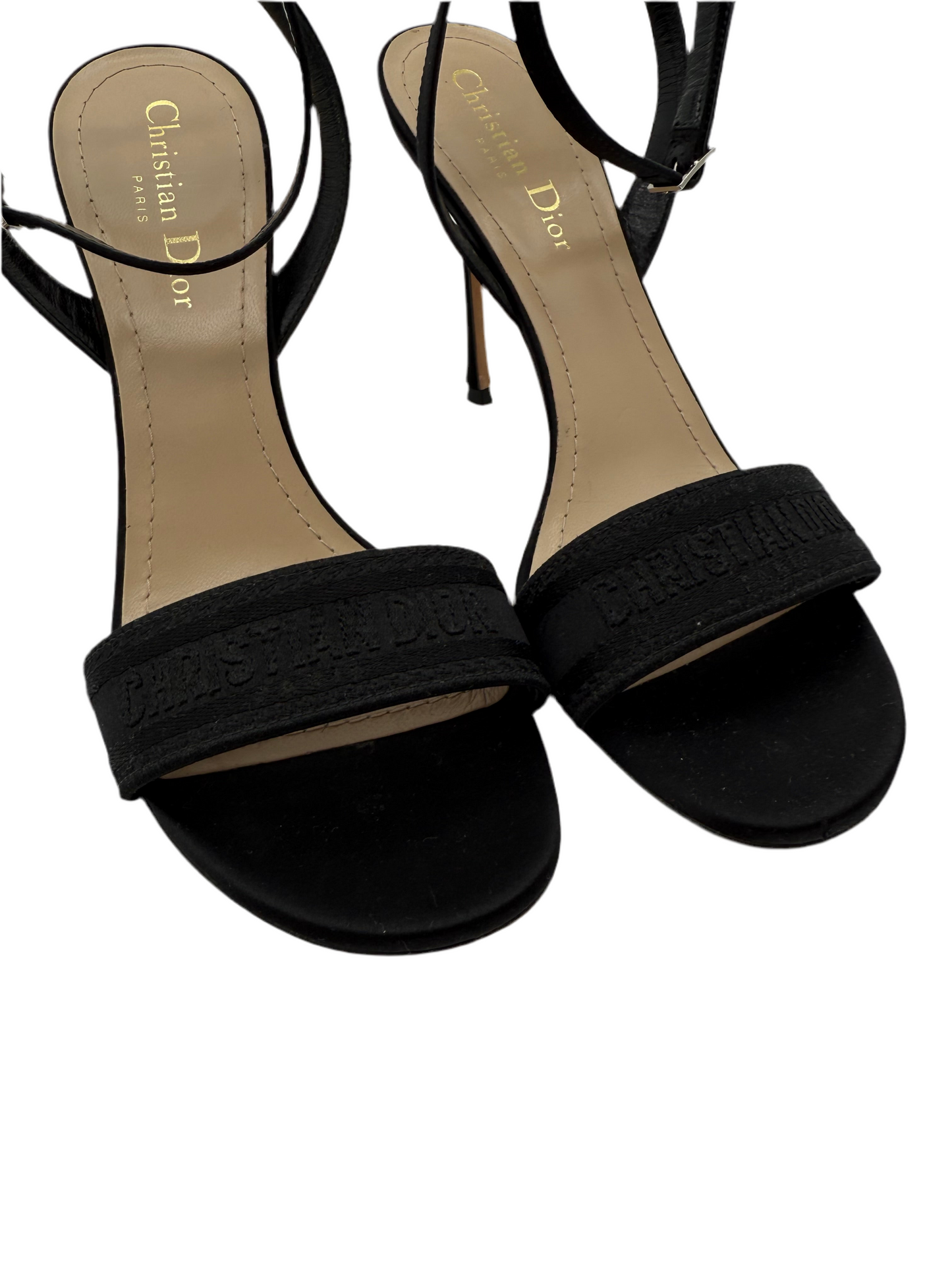Christian Dior Tacones Suede Negros 5Mex