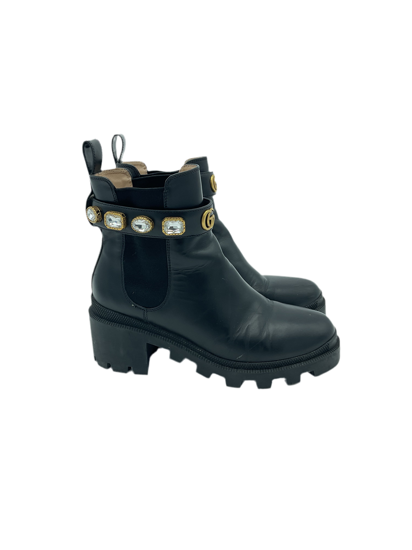 Gucci Botas Negras 3 1/2 Mex
