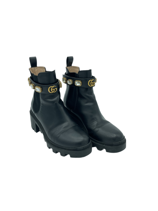 Gucci Botas Negras 3 1/2 Mex