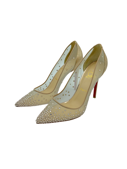 Christian Louboutin Tacones nude 6 1/2 Mex