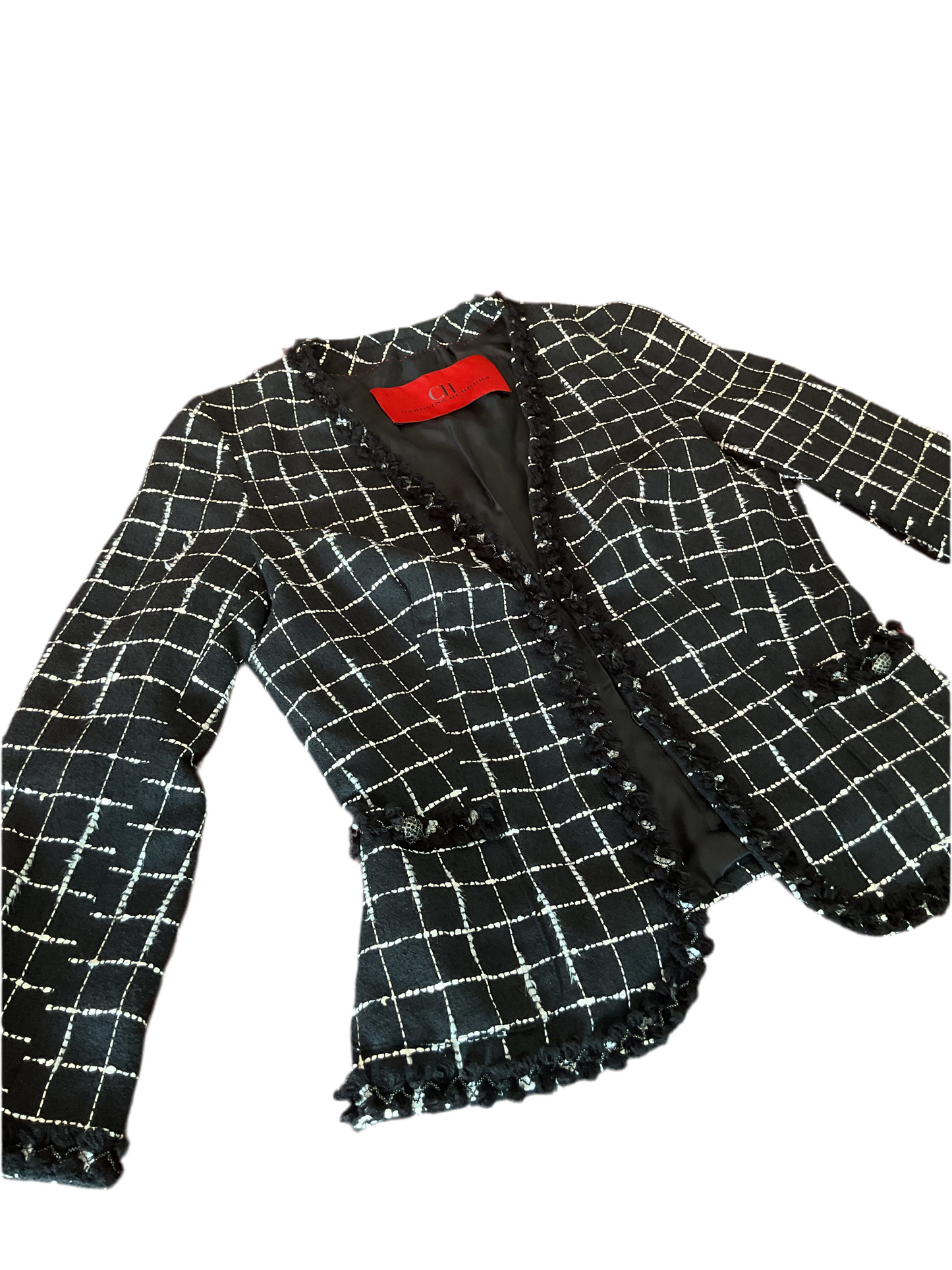 Carolina Herrera Saco Tweed Talla S
