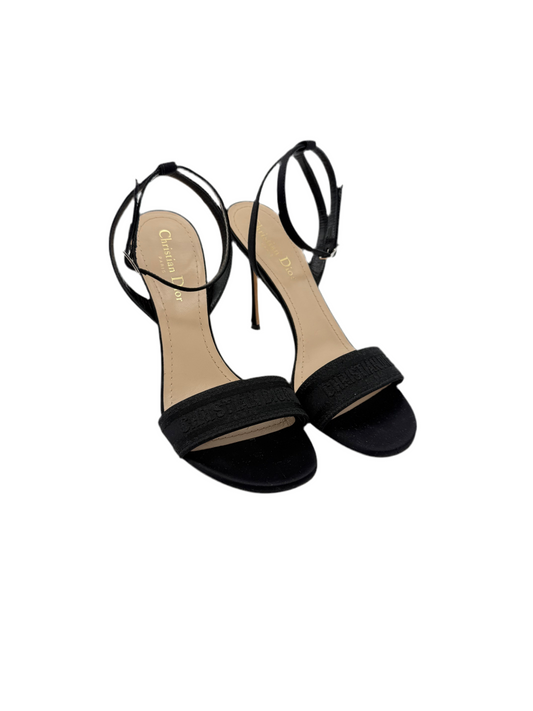 Christian Dior Tacones Suede Negros 5Mex