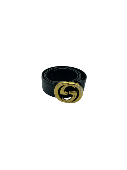 Cinturón negro Gucci