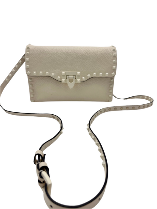 Valentino Garavani total white Rockstuds.