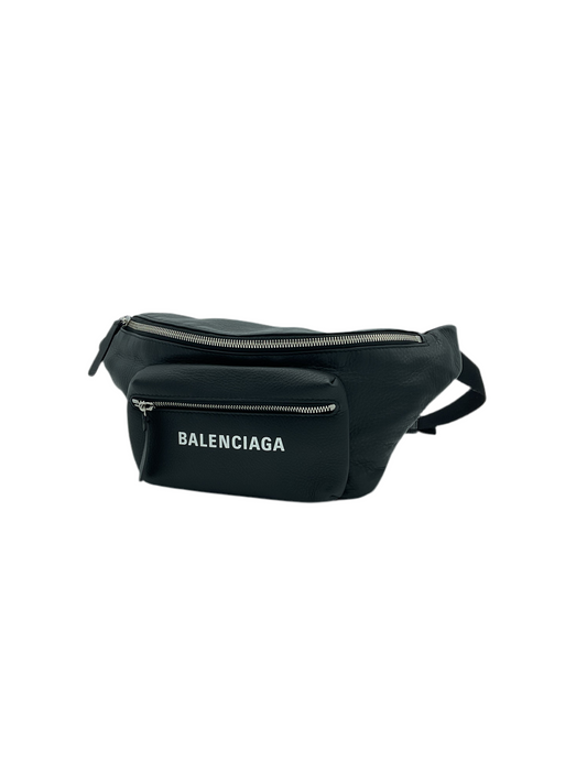 Balenciaga Pouch Negra de Piel