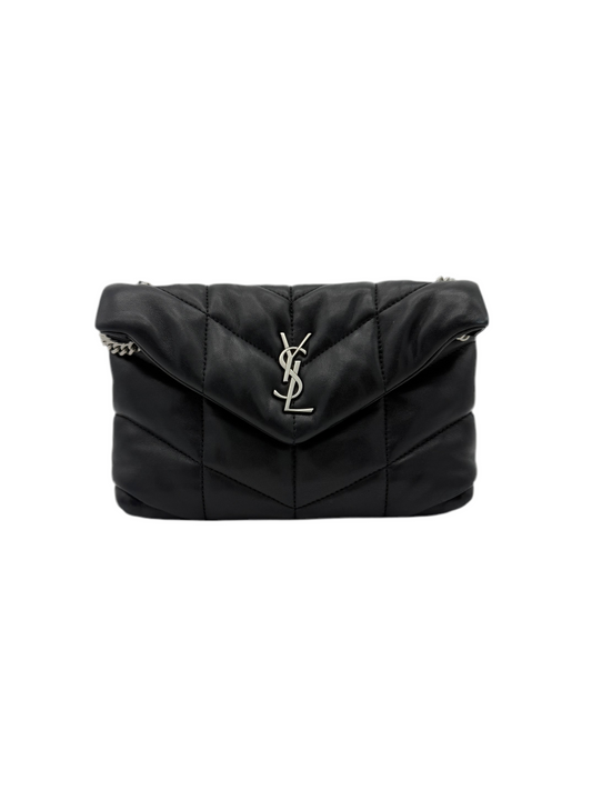 YSL PUFFER Negra