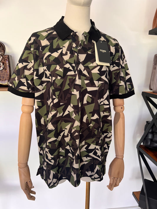 Fendi Polo camuflaje