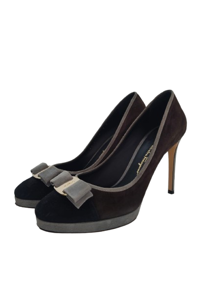 FERRAGAMO GRISES SUEDE