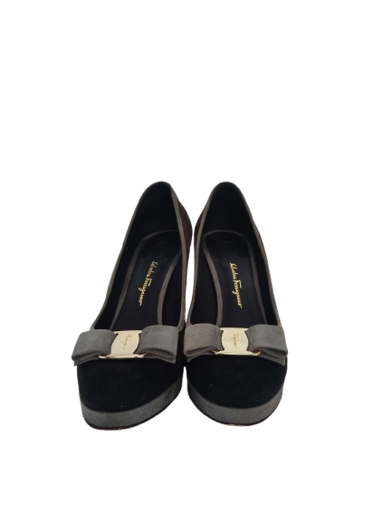 FERRAGAMO GRISES SUEDE